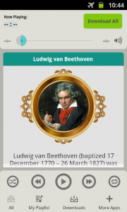 اسکرین شات برنامه Ludwig van Beethoven Music 2