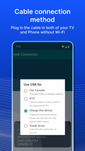 اسکرین شات برنامه USB Screen Share - Phone to TV 7