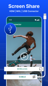 اسکرین شات 2 برنامه USB Screen Share - Phone to TV