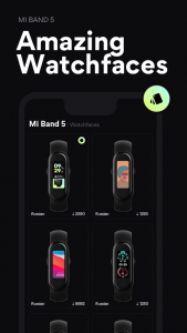 اسکرین شات برنامه Mi Band 5 Watch Faces 8