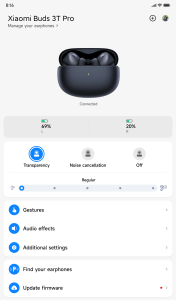 اسکرین شات 3 برنامه Xiaomi Earbuds