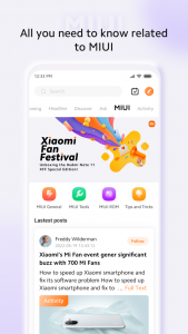 اسکرین شات برنامه Xiaomi Community 4