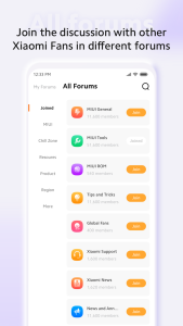 اسکرین شات 3 برنامه Xiaomi Community