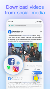 اسکرین شات 3 برنامه Mi Browser Pro