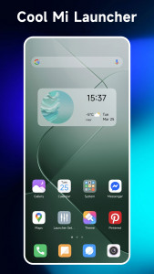 اسکرین شات 1 برنامه Cool Mi Launcher - CC Launcher