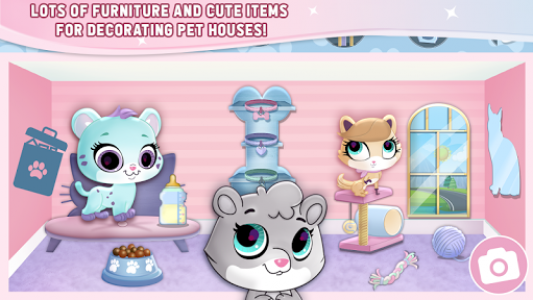اسکرین شات برنامه My Cute Pet House Decorating Games 4