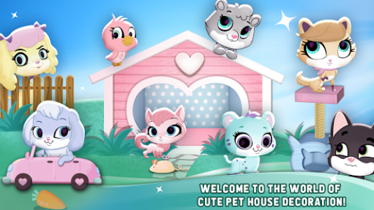 اسکرین شات برنامه My Cute Pet House Decorating Games 1