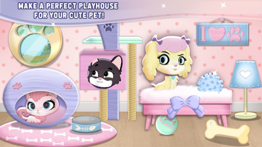 اسکرین شات برنامه My Cute Pet House Decorating Games 3