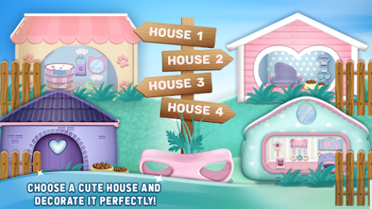 اسکرین شات برنامه My Cute Pet House Decorating Games 2