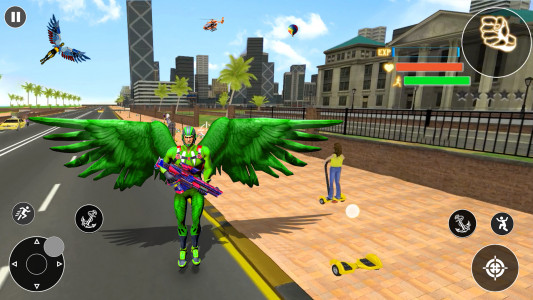 اسکرین شات برنامه wing superhero shooting games 6