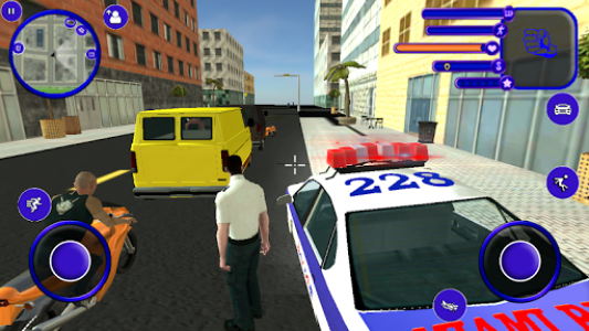 اسکرین شات بازی us police crime rope hero gangster city 2