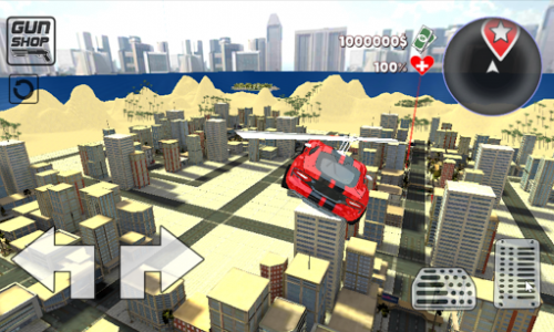 اسکرین شات بازی Crime City Game - Cars Fly 1