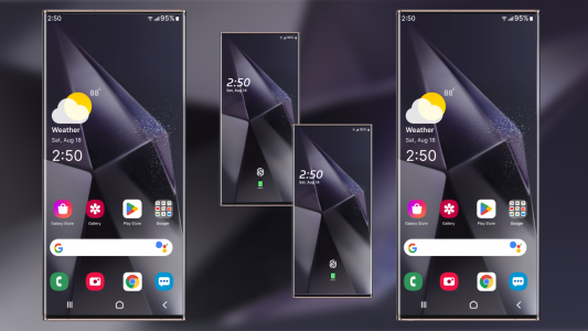 اسکرین شات برنامه Samsung Galaxy S25 Launcher 1