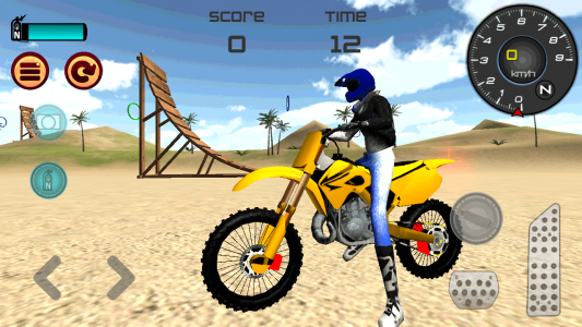 اسکرین شات بازی Motocross Beach Jumping 3D 4