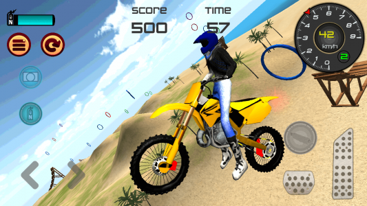 اسکرین شات بازی Motocross Beach Jumping 3D 2