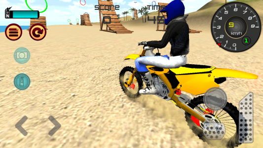 اسکرین شات بازی Motocross Beach Jumping 3D 1
