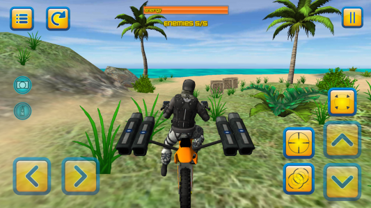 اسکرین شات بازی Motorbike Beach Fighter 3D 6