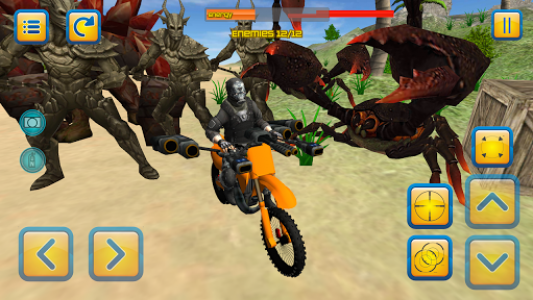 اسکرین شات بازی Motorbike Beach Fighter 3D 3