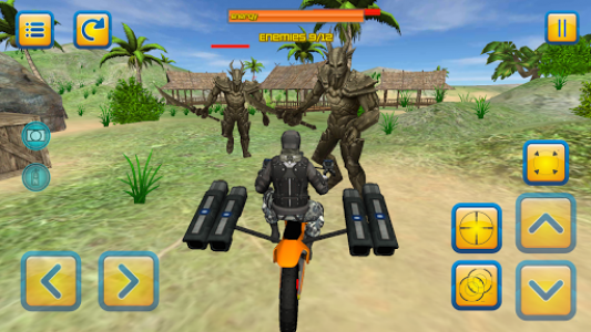 اسکرین شات بازی Motorbike Beach Fighter 3D 2