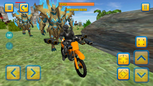 اسکرین شات بازی Motorbike Beach Fighter 3D 5