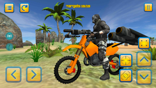اسکرین شات بازی Motorbike Beach Fighter 3D 7
