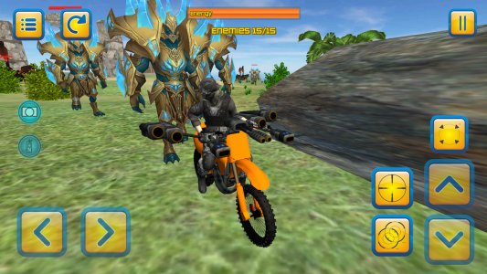 اسکرین شات بازی Motorbike Beach Fighter 3D 5