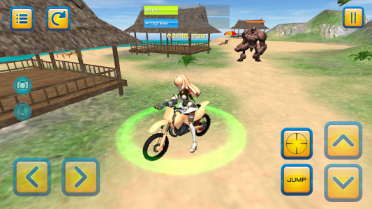 اسکرین شات بازی Motorbike Girls Jump Mission 3