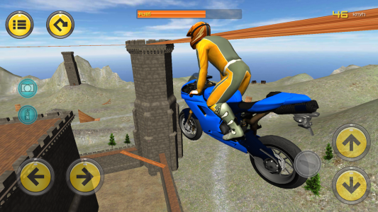 اسکرین شات بازی Motorbike Medieval Drive 3D 3