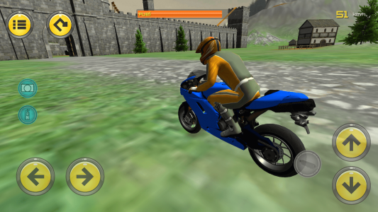 اسکرین شات 7 بازی Motorbike Medieval Drive 3D