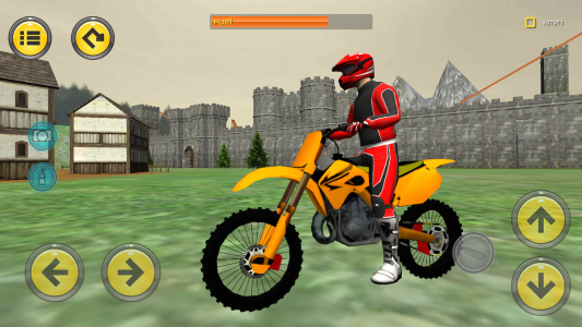 اسکرین شات بازی Motorbike Medieval Drive 3D 2