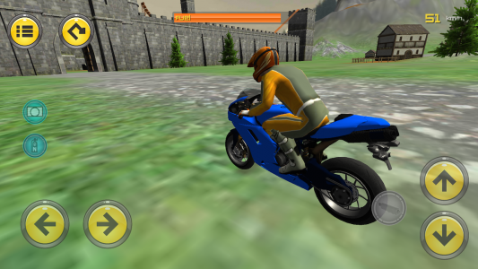 اسکرین شات بازی Motorbike Medieval Drive 3D 4