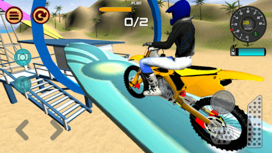 اسکرین شات بازی Motocross Beach Jumping 2 3