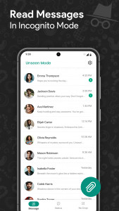 اسکرین شات برنامه Unseen - Incognito Chat Read 2