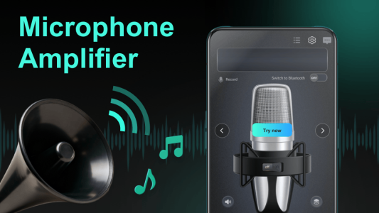 اسکرین شات 1 برنامه Microphone-​Voice Amplifier