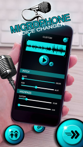 اسکرین شات برنامه Microphone Voice Changer 3