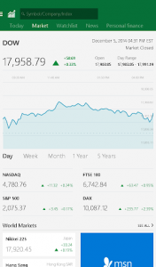 اسکرین شات برنامه MSN Money- Stock Quotes & News 7