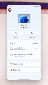 اسکرین شات 1 برنامه Link to Windows