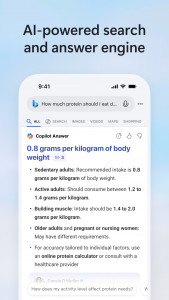 اسکرین شات 1 برنامه Microsoft Bing Search