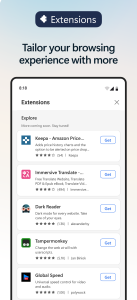 اسکرین شات 5 برنامه مرورگر اج