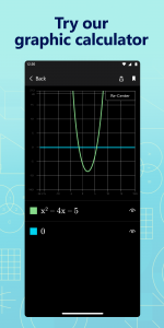 اسکرین شات برنامه Microsoft Math Solver 6