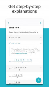 اسکرین شات برنامه Microsoft Math Solver 3