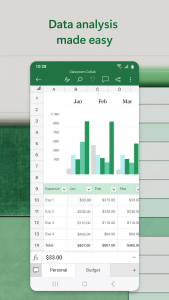 اسکرین شات 2 برنامه Microsoft Excel: Spreadsheets