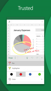 اسکرین شات برنامه Microsoft Excel: Spreadsheets 2