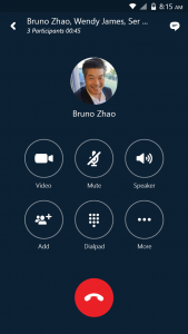 اسکرین شات برنامه Skype for Business for Android 1
