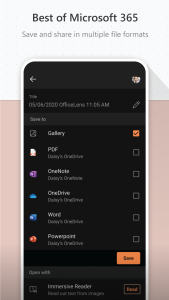 اسکرین شات 7 برنامه Microsoft Lens - PDF Scanner