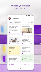 اسکرین شات 3 برنامه Microsoft OneNote: Save Notes
