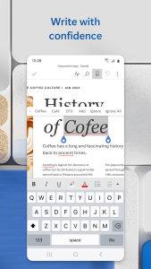 اسکرین شات 3 برنامه Microsoft Word: Write, Edit & Share Docs on the Go