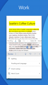 اسکرین شات برنامه Microsoft Word: Write, Edit & Share Docs on the Go 3