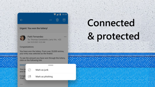 اسکرین شات 2 برنامه Microsoft Outlook Lite: Email