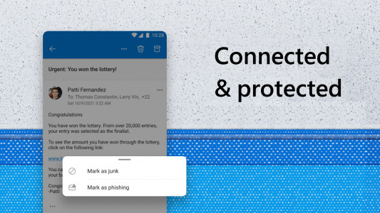 اسکرین شات 2 برنامه Microsoft Outlook Lite: Email